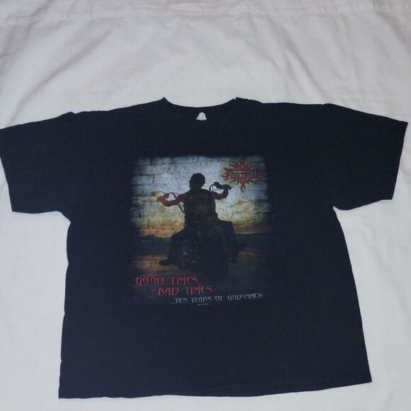 Godsmack 2007 Black Graphic T-Shirt - Picture 1 of 6